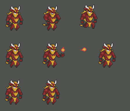 Preview animado del jefe final de Elemental TD