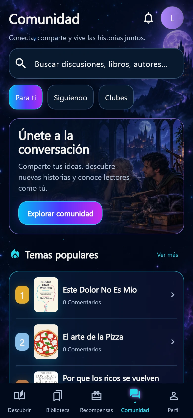 BookSpark — Historias que nos conectan