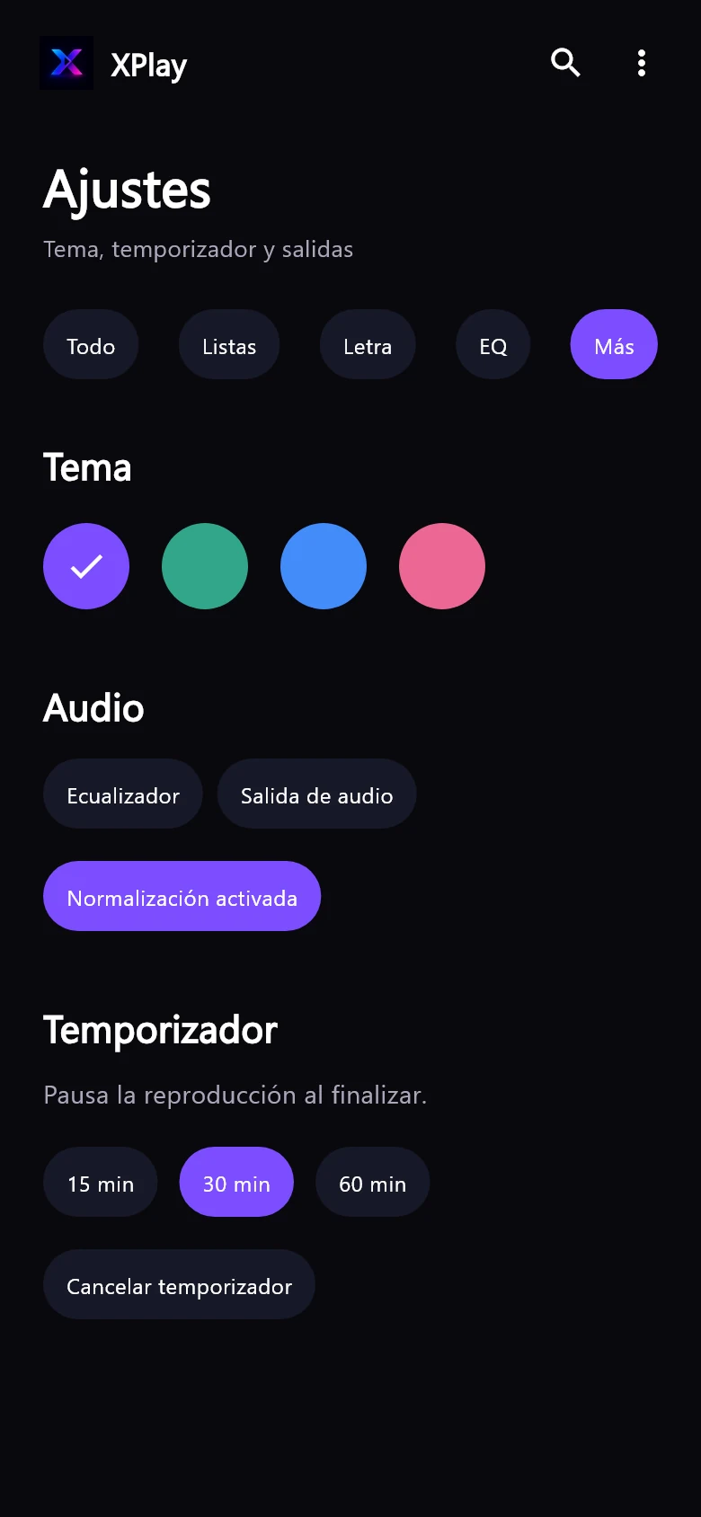 XPlay — Elegí tu ritmo